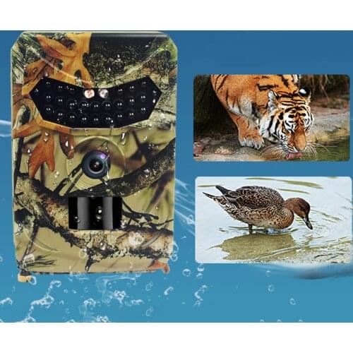 Wireless 1080P 16MP Mini Wildlife Camera Trail Camera Infrared Motion Night IP56 Waterproof for Wildlife Monitoring