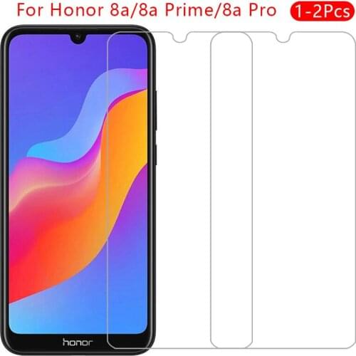 Case on honor 8a prime pro cover tempered glass screen protector for huawei 8a 8 a a8 honor8a protective phone coque accessories