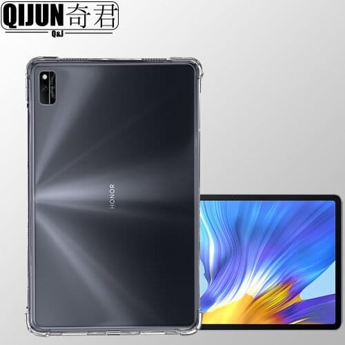 Tablet case for Huawei Honor V6 10.4" 2020 Silicone soft shell TPU Airbag cover Transparent protection for KRJ-W09 KRJ-AN00 5G
