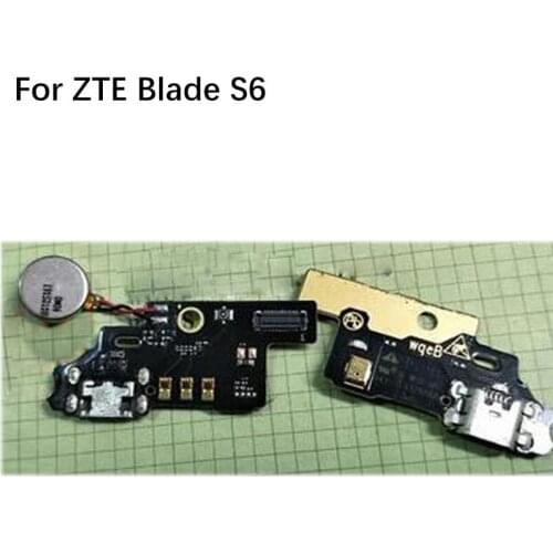 2PCS Original for ZTE Blade S6 Prime Micro usb charging charger Connector FLEX CABLE port Board for ZTE Blade S 6 Prime
