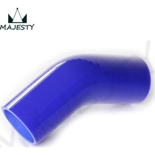 Racing Silicone Hose 45 Degree Elbow Coupler Intercooler Turbo hose 70mm 2.75" inch packing size 19*13*9 blue