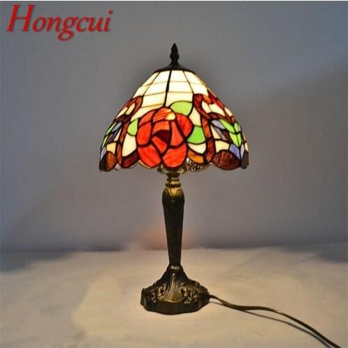 Hongcui Dimmer Table Lamps LED Colorful Desk Light Creative Contemporary for Home Bedroom Decoration