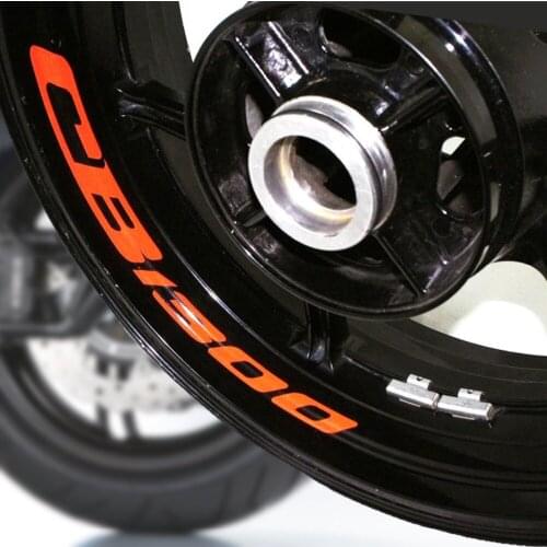 A set of 8pcs 8 X CUSTOM INNER RIM DECALS WHEEL Reflective STICKERS STRIPES For HONDA CB1300 CB 1300 C B1300