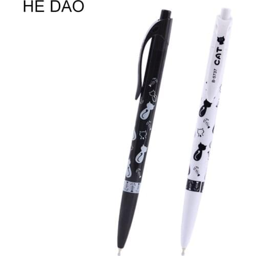 2Pcs New Arrival 0.5mm Office & School Pen Plastic Ballpoint Pens Cute School Supplies