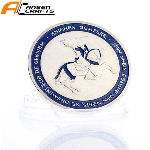 KNIGHTS TEMPLAR CROSS SOUVENIR CRUSADER COMMEMORATIVE COIN