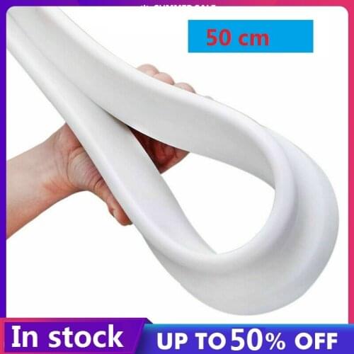 Bathroom Water Stopper Flood Barrier Rubber Dam Silicon Water Blocker Dry and Wet Separation Strip Shower Barrier Water Stopper