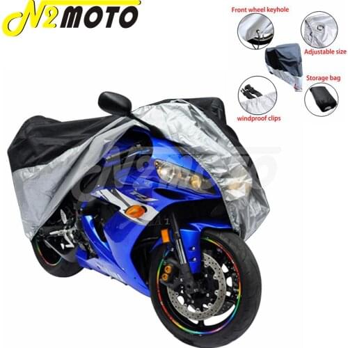 4XL Waterproof Dust Proof UV Sun Rain Snow All Season Indoor Outdoor Motorcycle Protective Cover Universal For Scooter Motorbike
