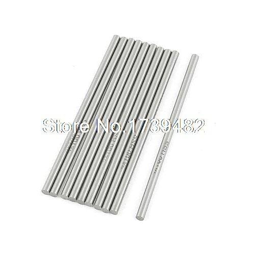 10 Pcs High Speed Steel Lathe Round Bar Rod Milling Cutter 4mm x 100mm