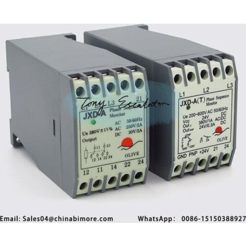 Escalator phase sequence protector special phase sequence relay jxd-a elevator accessories