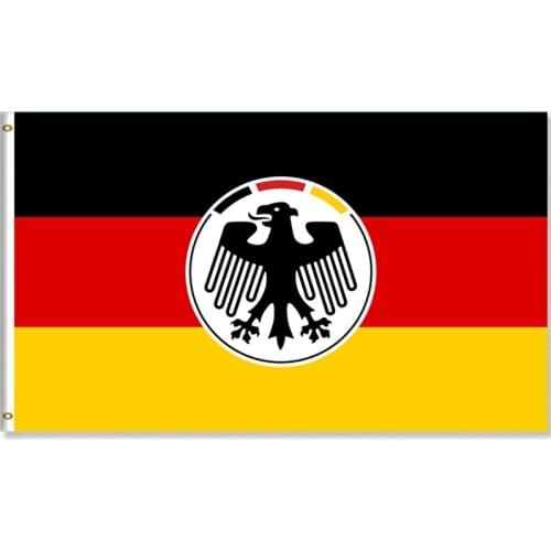 60X90CM/90X150CM/120X180CM Germany flag with the coat of arms of the GSG9 German police SWAT team