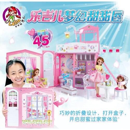 Toys Children Doll Set GIRLS Princess Castle Villa House Play House Doll Toy