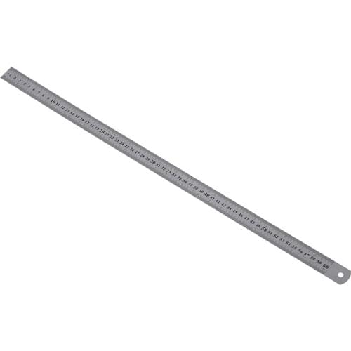 Stainless Steel 60cm 23.6 Inch Measuring Long Straight Ruler