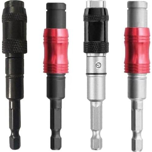 Screwdriver Handheld Electric Drill Screwdriver Hexagon Handle Self-locking Extension Rod Screw Driver With 20° Pivot Mode