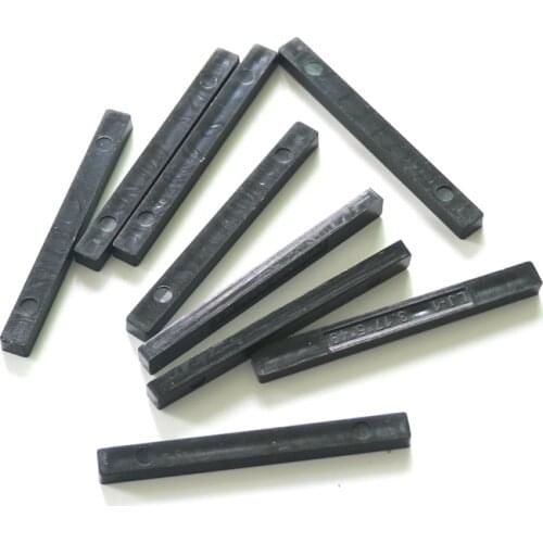 20pcs/pack hunmbucker guitar pickup shim plastic black white plastic guitar pickup spacer