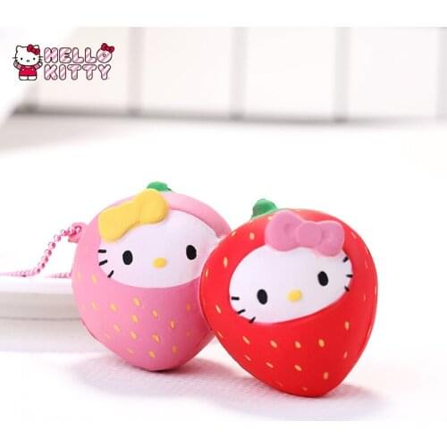 Tokidoki Hello Kitte Slow Rebound Fruit Series B Pendant Blind Box Bag Mobile Phone Pendant Jewelry Cute Doll Decoration Gift