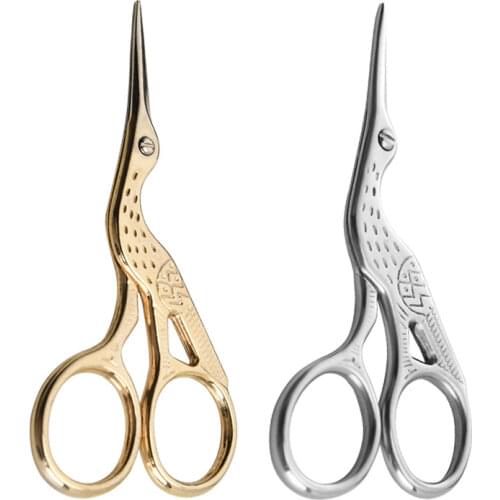 Stainless Steel Nail Scissors Eyebrows Nose Hair Trim Eyebrow Trimmer Makeup Tool Trimmer With Sharp Head