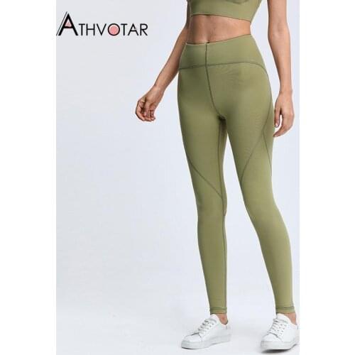 ATHVOTAR Seamless Leggings Women High Waist Push Up Sport Leggings Fitness Workout Elasticity Gym Legging Women