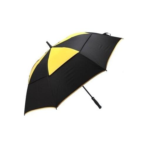 134cm diameter golf fishing umbrella,auto open.14mm fiberglass shaft and 5.0 fiberglass ribs,double layer,windproof