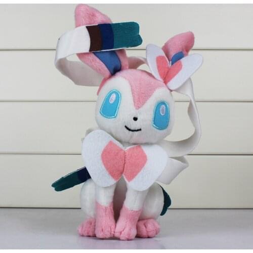10Pcs/lot Sylveon Stuffed Plush Animals Toys 21cm