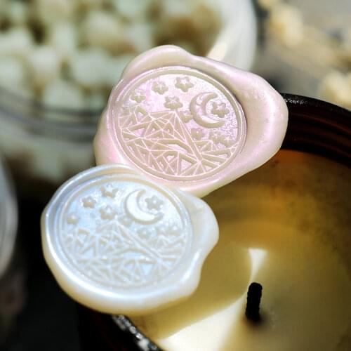 180PCs DIY Wax Seal Jar Can Bottle Octagon Glossy Sealing Beads Stamp Envelope Wedding Gifts Journal Postcard Package Date Tools