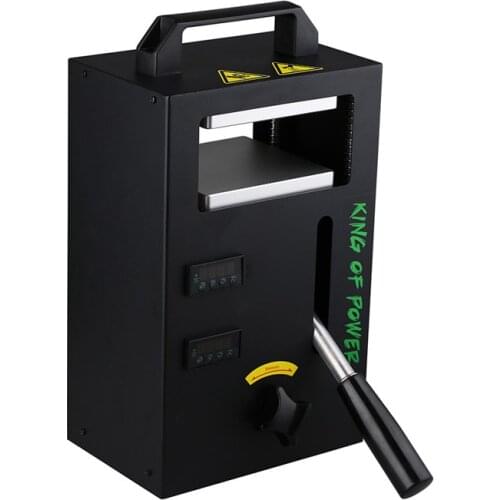 Small hot pressing machine rosin machine splint heating hydraulic 4 tons hot pressing machine high temperature extraction resin