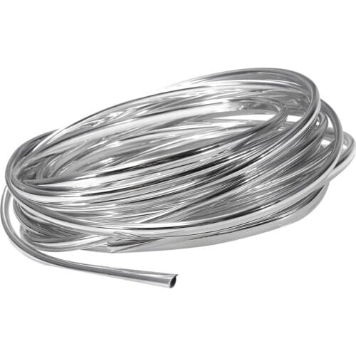 6M Car Door Dent Protector Removable Car Door Guard Strip Silver