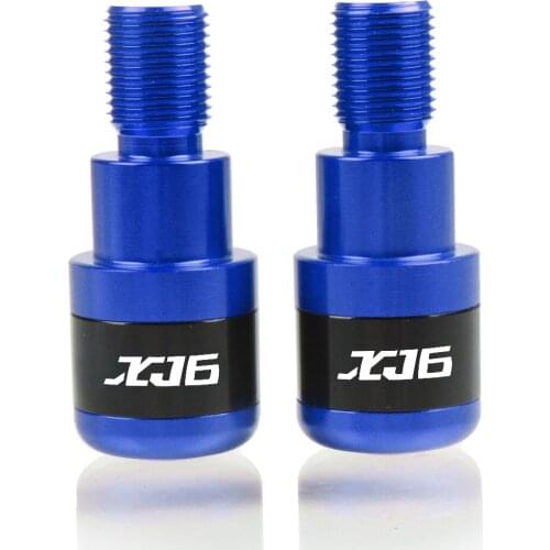 Aluminum Motocross Motorcycle Accessories Metal Handle Bar End hand Grips Handlebar Cap Ends For Yamaha XJ6 XJ 6 With Logo New