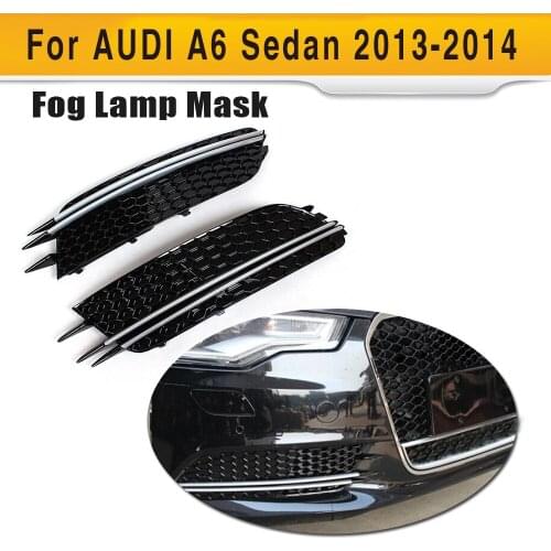 Car ABS Front Fog Lights Cover Auto Car Fog molding trims For Audi A6 2013UP