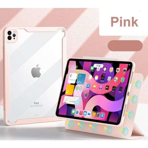 Funda for Ipad Pro 12 9 11 Case 2nd 3rd Generation 2021 Magnetic Detachable Trifold Protective Case for Ipad Air4 10.9 12.9 2020