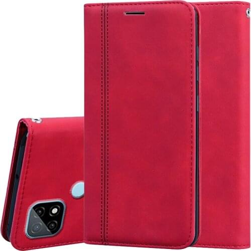 Cover For OPPO Realme C21 Case PU Leather Back Flip Phone Capa Shell For Realme C21 C 21 чехол Wallet Funda Protector Luxury Bag