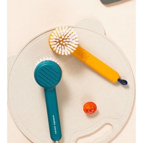 Cleaning Brushes Fruit Vegetable Cleaning Brush Kitchen Multi-function Fruit Vegetable Brush With Peeler Vegetable Washing Brush