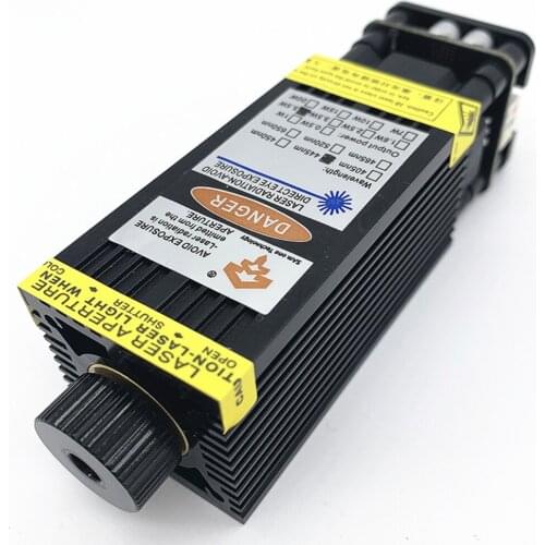 CNC 3500mw blue laser module 3.5W laser head, actual wattage. Real power with TTL/PWM high quality