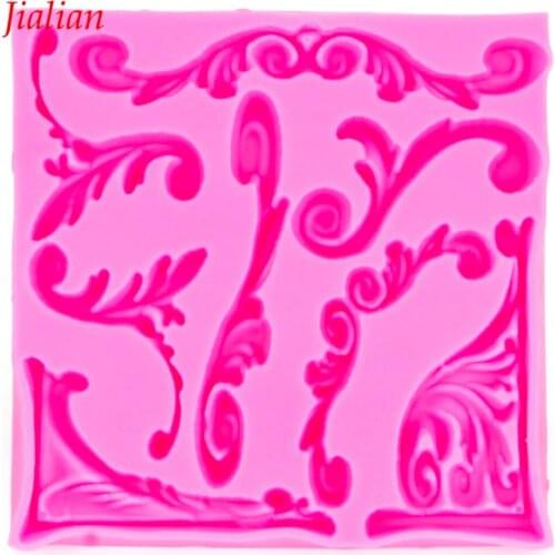 European Roman palace anaglyph Shaped Food safe Gum paste fandant silicone moulds cakes decoration confectionery tools FT-0044