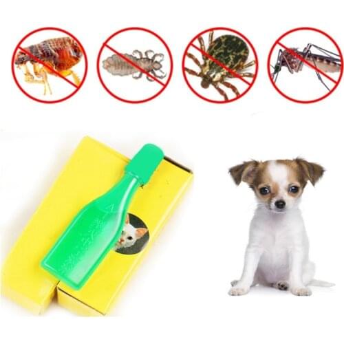 2.5 ML Pet Dog Cat Drop Insecticide Flea Lice Insect Killer Spray For Dog Cat Puppy Kitten Treatment Pet Insect Killer Dog