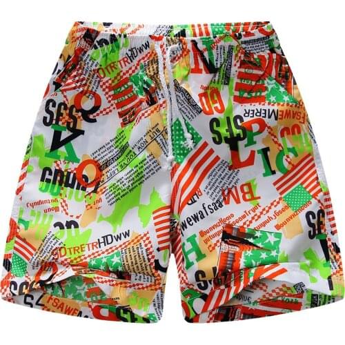Beach shorts board shorts for boy Polyester 100% 100 cm to 150 cm BSG08