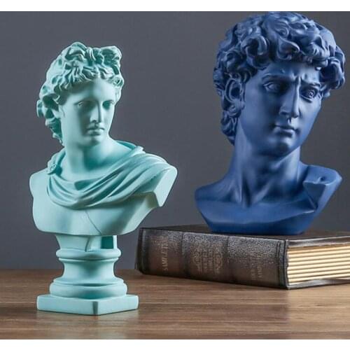 Nordic Home Decoration Resin Sculpture Character Statue Desktop Decoration Model Art Supplies Sketch Head Handmade Decoration