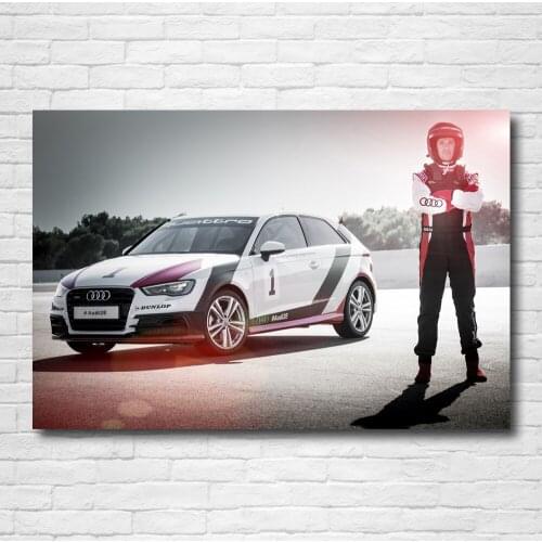 Supercar Audis A3 sportback wallpaper Posters and Prints Canvas Wall Art Modern Decorative Painting for Home Room Decor