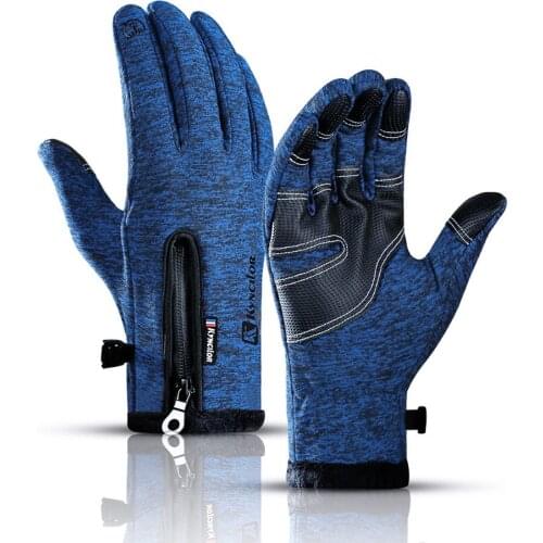 Cycling Gloves Warm Ski Gloves Fishing Gloves Winter Outdoor Sports Waterproof Non-Slip Sports Gloves