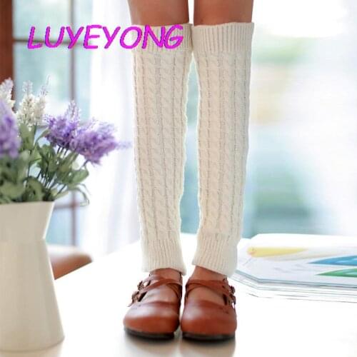 Lady Criss Cross Goth Sweet Calf-length Sock Stretch Leg Warmers Solid Black White Cool Women Casual Knit Leg Warmer 2021 Street