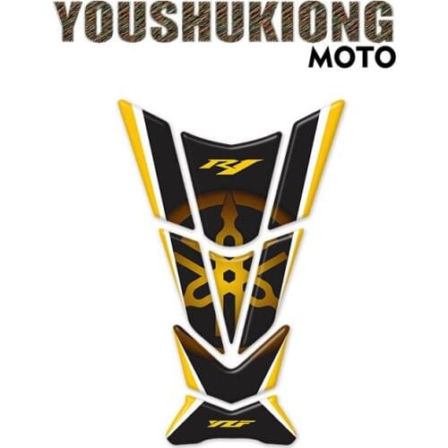 3D Sticker Decal Emblem Protection Tank Pad Cas Cap Fit for YZFR1 R1 YZF