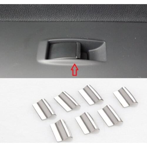 7pcs Stainless Steel Window Lifter Window Button Trim For M/itsubishi O/utlander 07-12 ASX 2013-15 P/ajero Sport/EVO/L/ANCER-EX