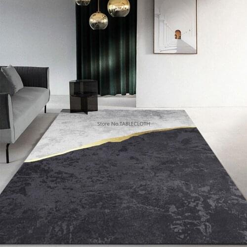 Abstract Light Luxury Living Room Carpet Coffee Table Mat Simple Modern Nordic Bedroom Bedside Floor Mats Household Floor Mats