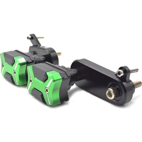 CNC Aluminum Motorcycle Frame Crash Pads Engine Case Sliders Protector Falling Protection For Kawasaki Ninja ZX6R/636 2009-2012