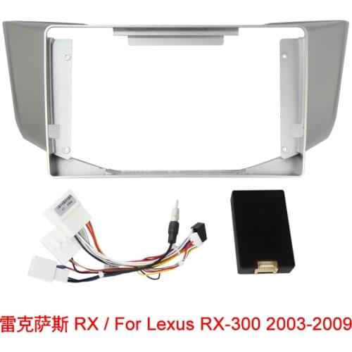 Car Radio Fascia for Lexus RX-300 2003-2009/IS 250 High-end DVD Frame Kit Panel Adapter Face Panel Frame Trim Dashboard