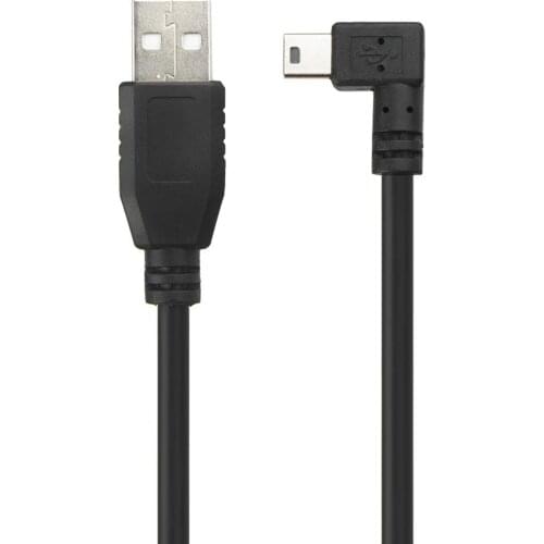 Car GPS navigator DVR digital camera GoPro Hero 4 3+ (3m) 90 degree right angle mini 5P data sync charging cable