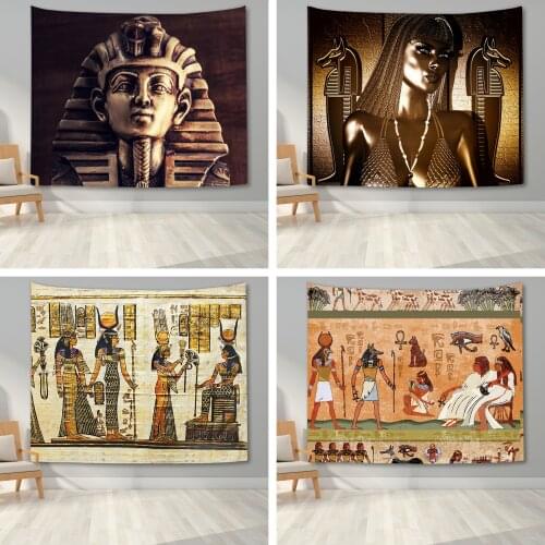 Egyptian Tapestry Wall Hanging Ancient Egypt Mythology Tapestry Bedroom Art Wall Blanket for Bedroom College Dorm Decor