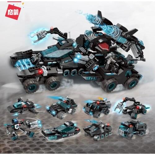 Toy Assembled Building Blocks Police Police Car Model Boy Birthday Gift Toy educational girl toys