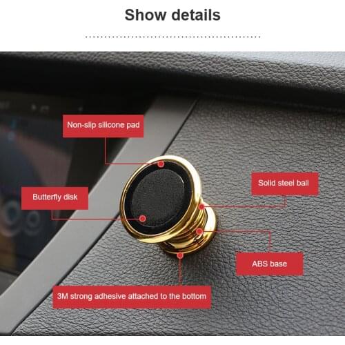 Multifunctional Navigation Magnet Mobile Phone Bracket Magnetic Attraction Car Mont Baseus Holder Gravity Bling Accessories for