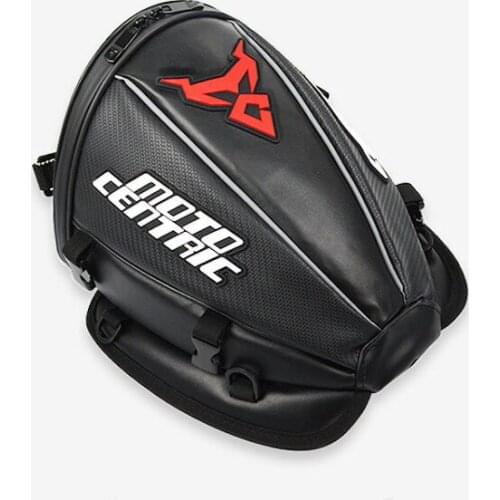 Motorcycle rear back seat knight bag tail bag backpack waterproof bag handbag Leather
