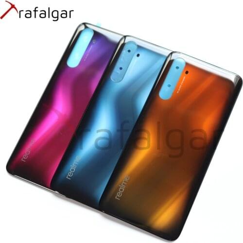 For OPPO Realme 6 Pro Back Battery Glass Cover Rear Housing Door Case For Realme 6Pro Battery Cover Replace With Adhesive Tape